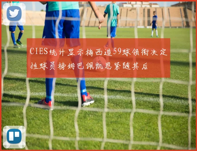 CIES统计显示梅西造59球领衔决定性球员榜姆巴佩凯恩紧随其后